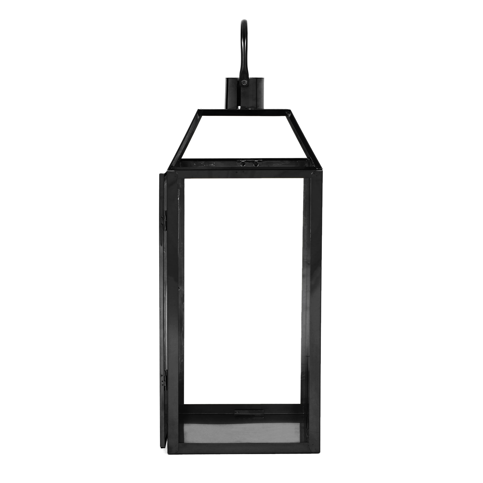 Harris 18"H Stainless Steel Lantern Black Stainless Steel