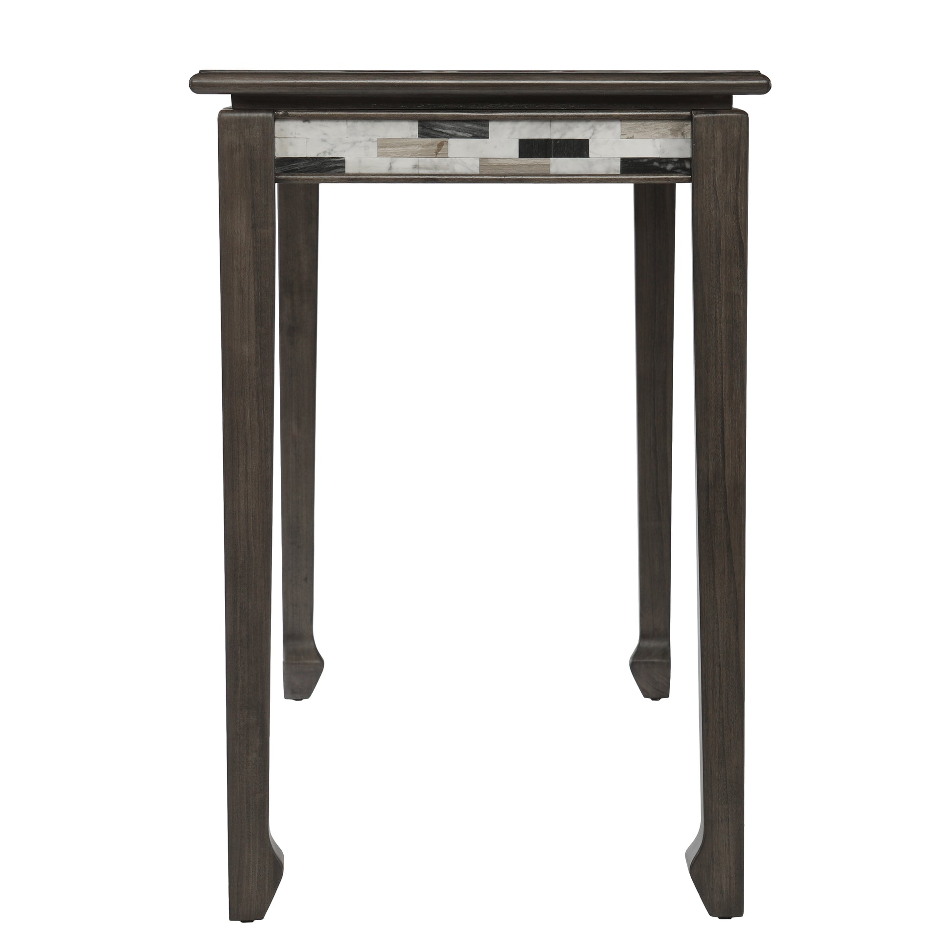 Hadersley Counter Table Gray Mdf