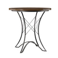 Adele Round Counter Table Dark Brown Dark Brown Wood