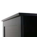 Bathroom Cabinet Black Mdf