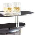 Ariana Bar Table Or Server Black - Black Tempered