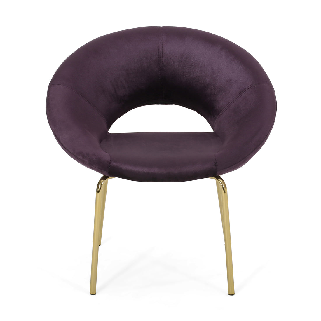 Leisure Chair Black Berry Velvet