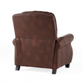 Push Rack Recliner Brown Pu