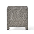 Puerta Accent Table Black Pe Rattan Iron