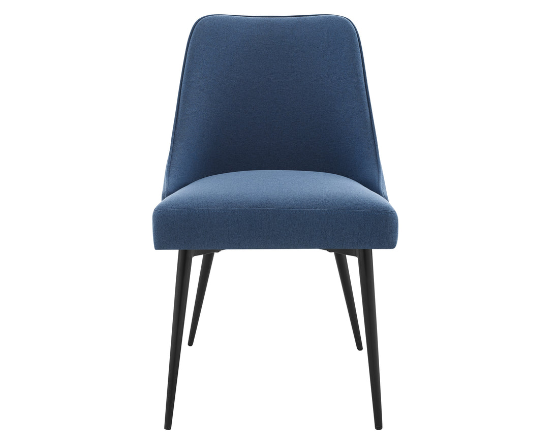 Colfax Side Chair Set Of 2 Navy Blue Iron