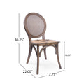 Dining Chair Brown Rattan