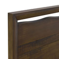 Lofton Queen Platform Bed Brown Queen Brown Fabric
