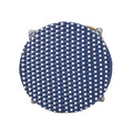 Barstool Navy Blue Wicker