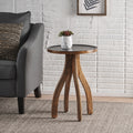 End Table Wood Wood Synthetic Wood