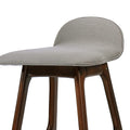 Bar Chair Light Gray Fabric