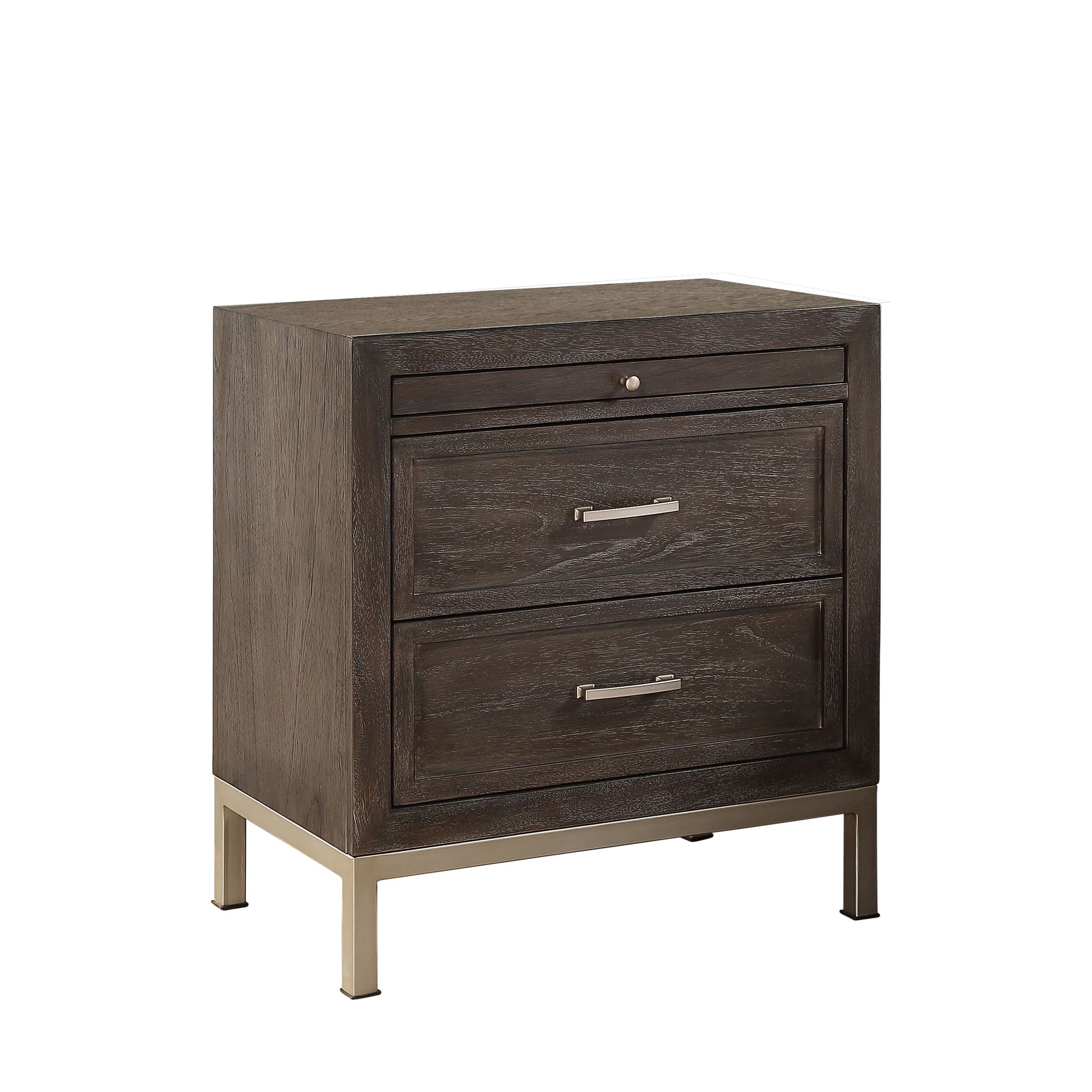 Broomfield Nightstand Brown Brown Wood