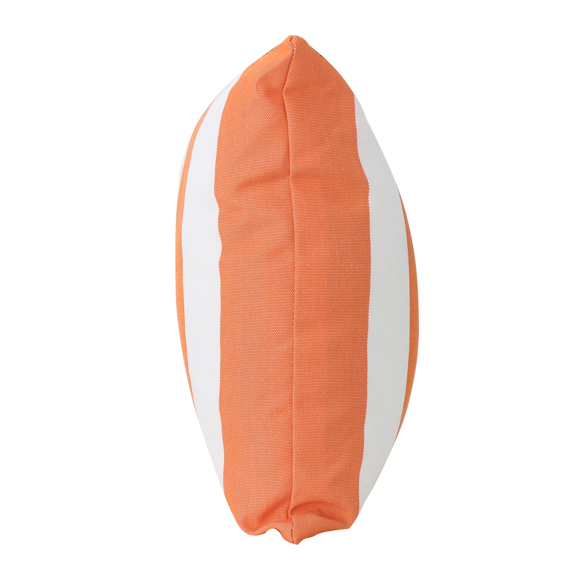 Coronado Stripe Rectangular Pillow Orange Fabric