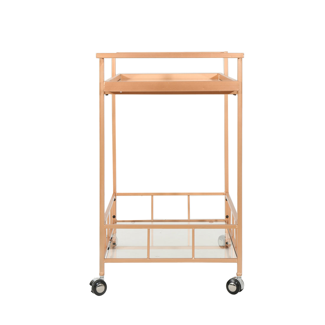 Selby Bar Cart - Rose Gold Iron