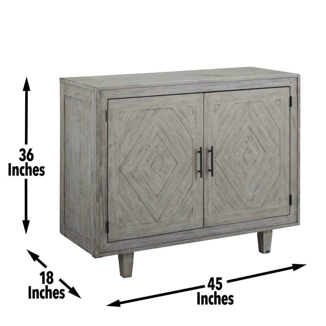 Whitford Sideboard Gray - Gray Wood