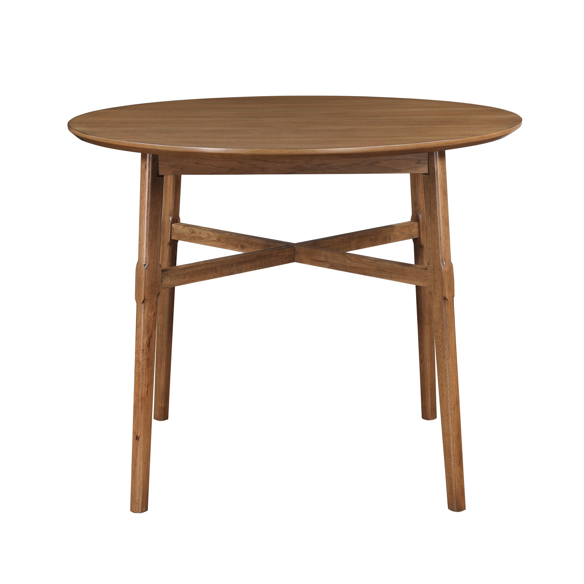 Oslo Round Counter Table Dark Brown Dark Brown Wood