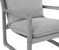 Kai Accent Chair Set Of 2 Gray Dark Gray Iron