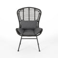 La Habra Chair Grey Iron Plastic