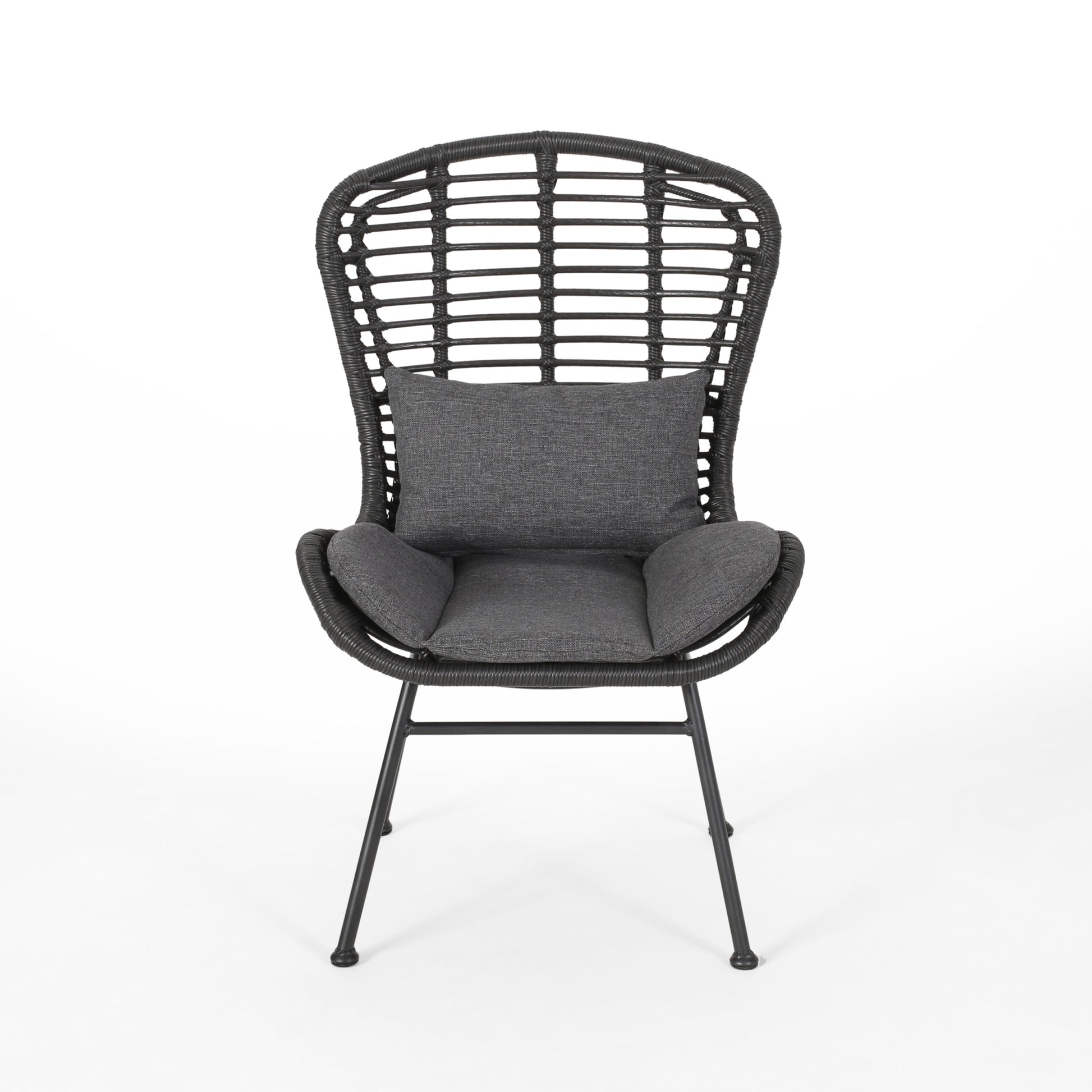La Habra Chair Grey Iron Plastic
