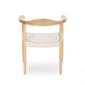 Arm Chair White Woven Rope