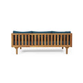 Claremont 3 Seater Daybed Teak Wood Waterproof Fabric