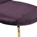 Leisure Chair Black Berry Velvet