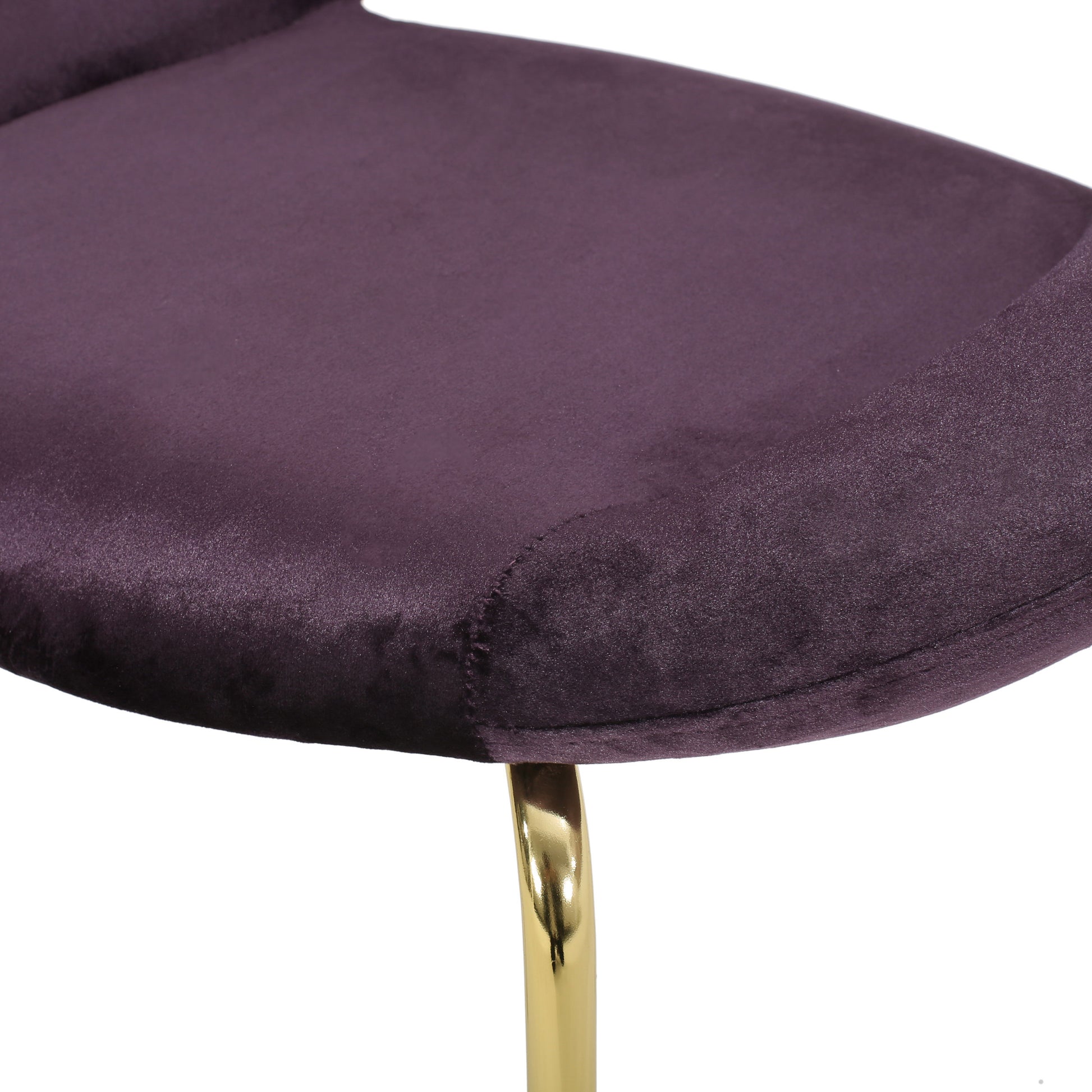 Leisure Chair Black Berry Velvet