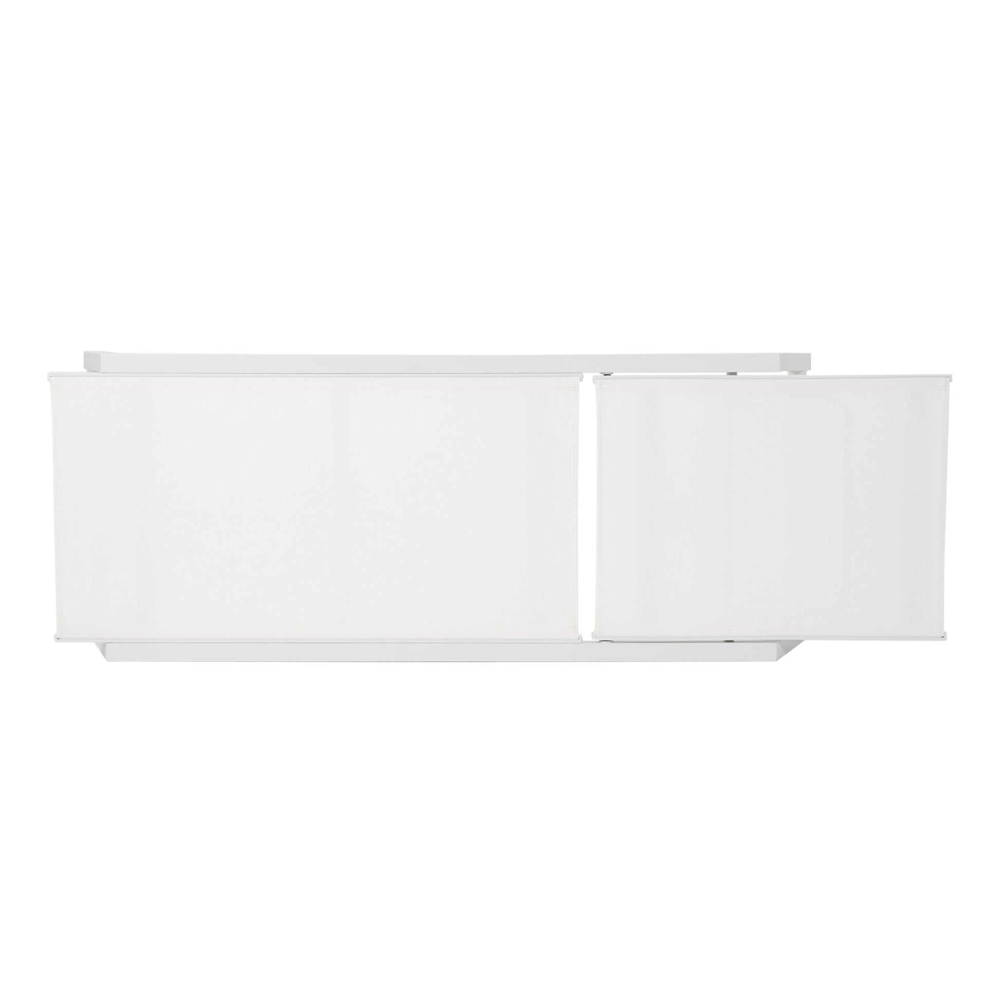 Myers Chaise Lounge Mp1 White Metal Mesh