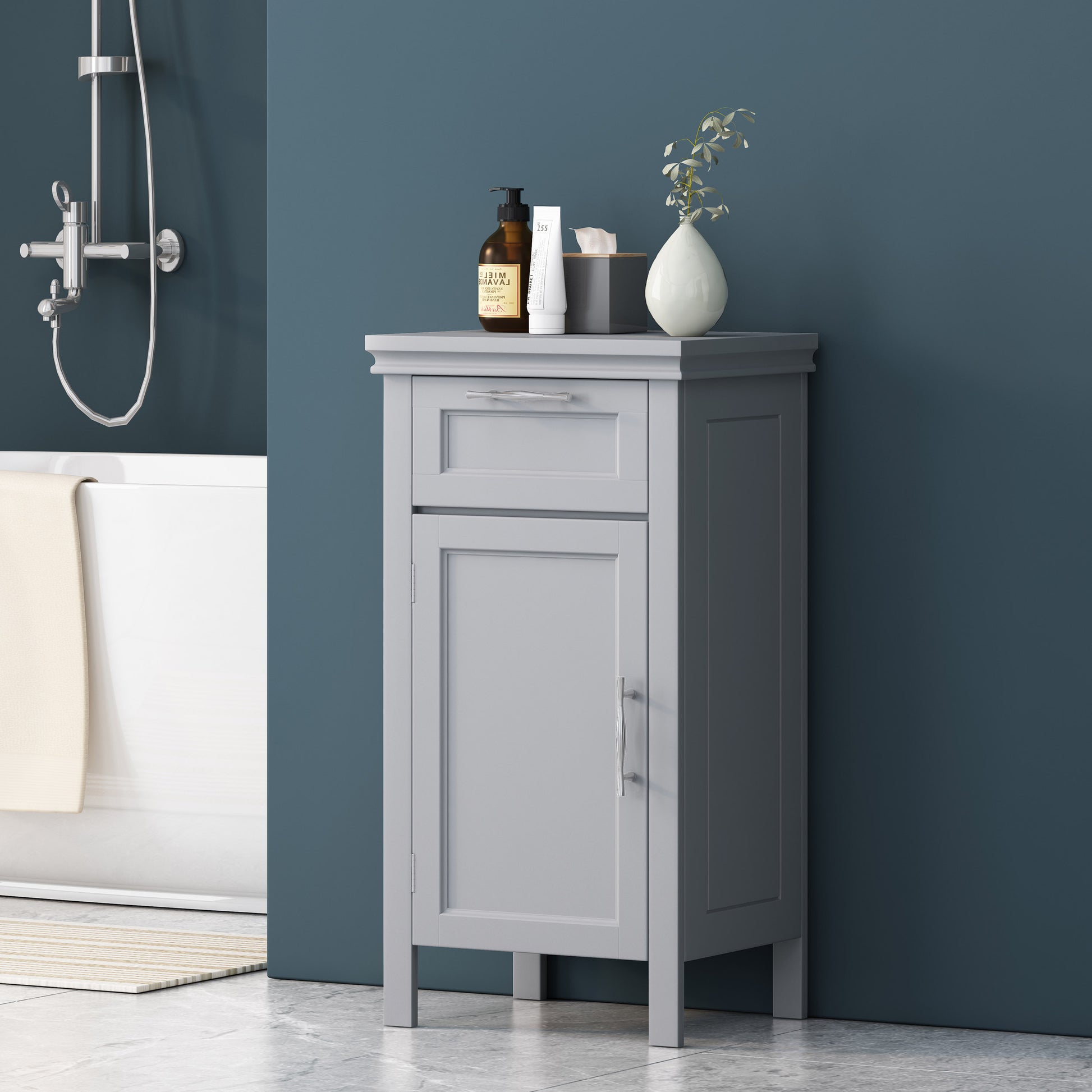 Cabinet - Gray Mdf