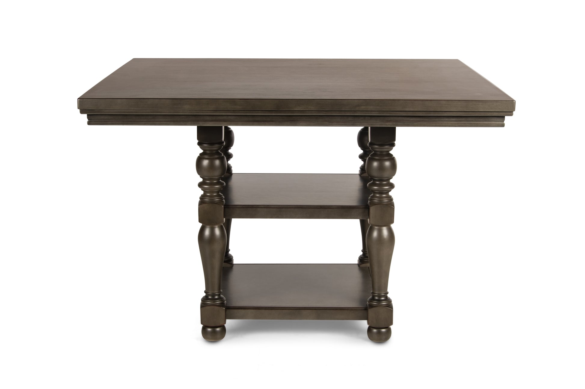 Caswell Counter Table Dark Gray Dark Gray Wood