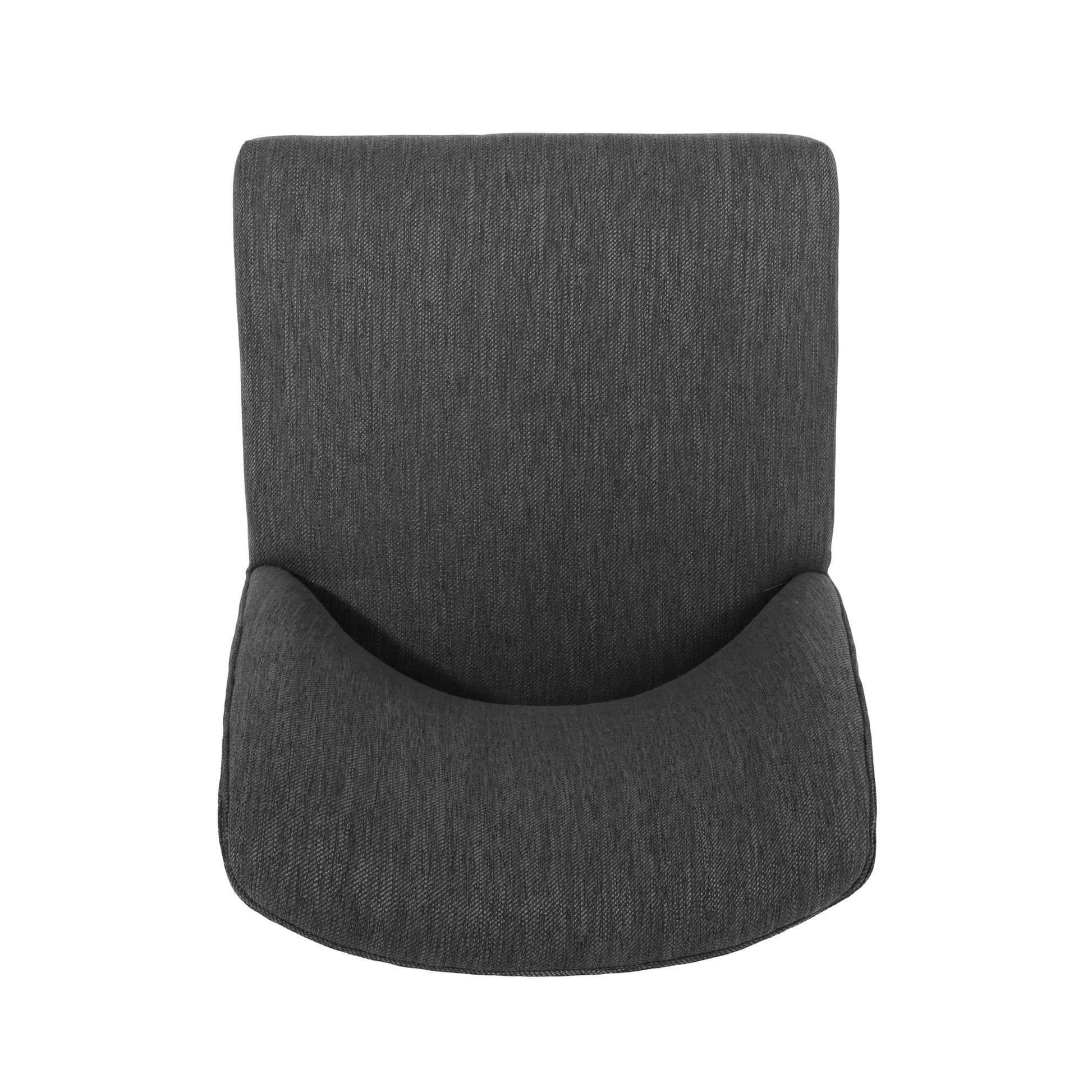 Dining Chair Mp2 Set Of 2 Charcoal Fabric