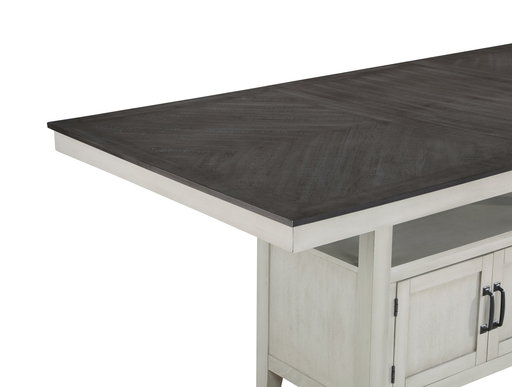 Hyland Counter Table Dark Gray Dark Gray Wood