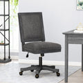 Swivel&Lift Office Chair Grey Fabric