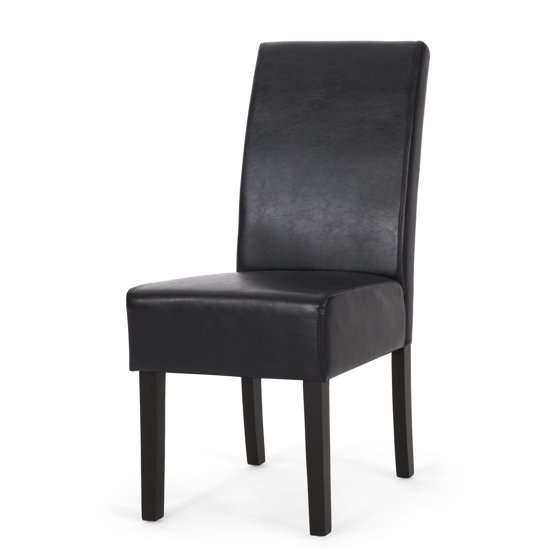 Dining Chair Mp2 Set Of 2 Black Pu