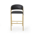 Barstool Mp2 Set Of 2 Black Pu