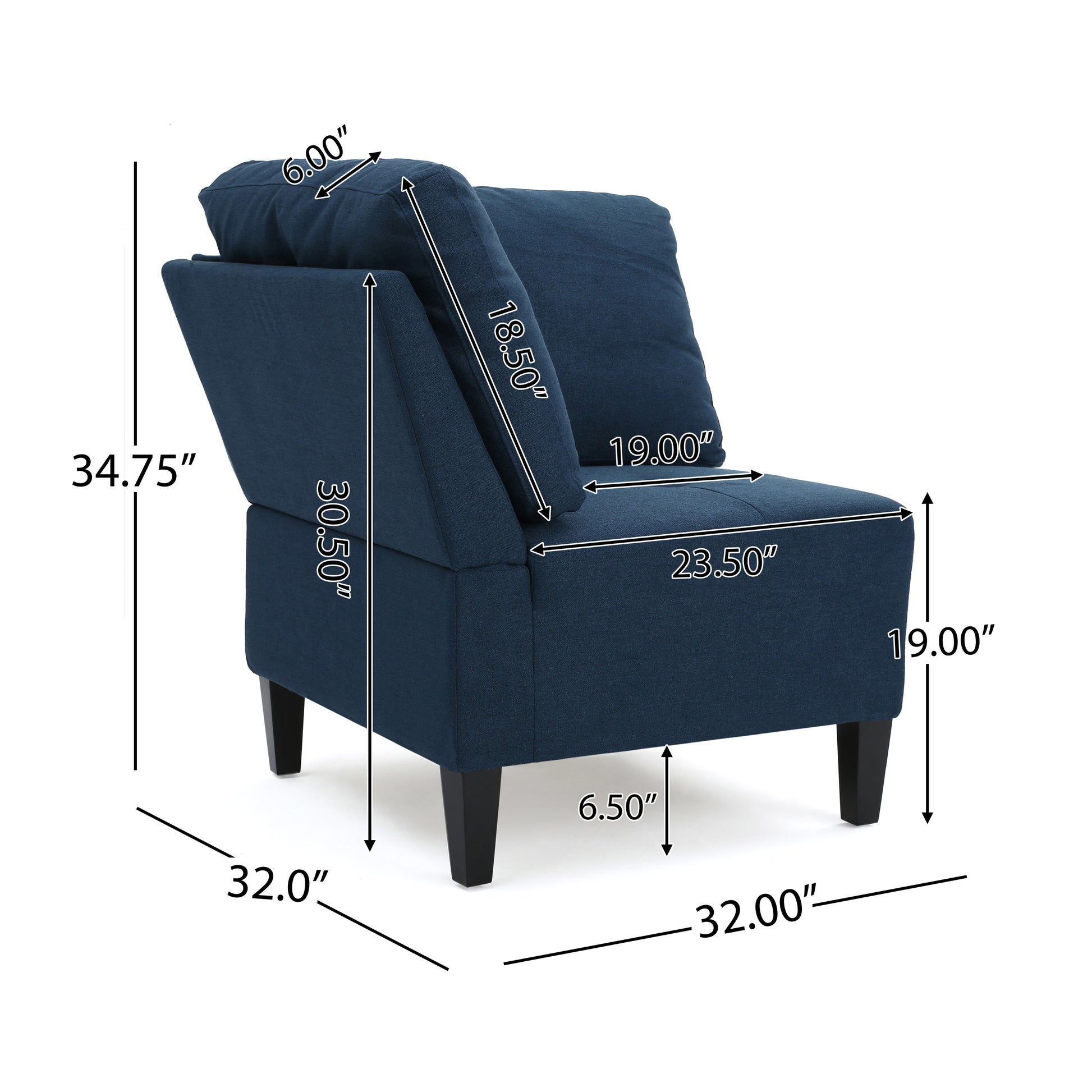 Spare Part For N760S0000005C, Not For Sale Navy Blue Fabric 1 Seat