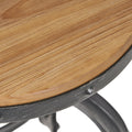 Barstool With Fir Wood Natural Solid Wood