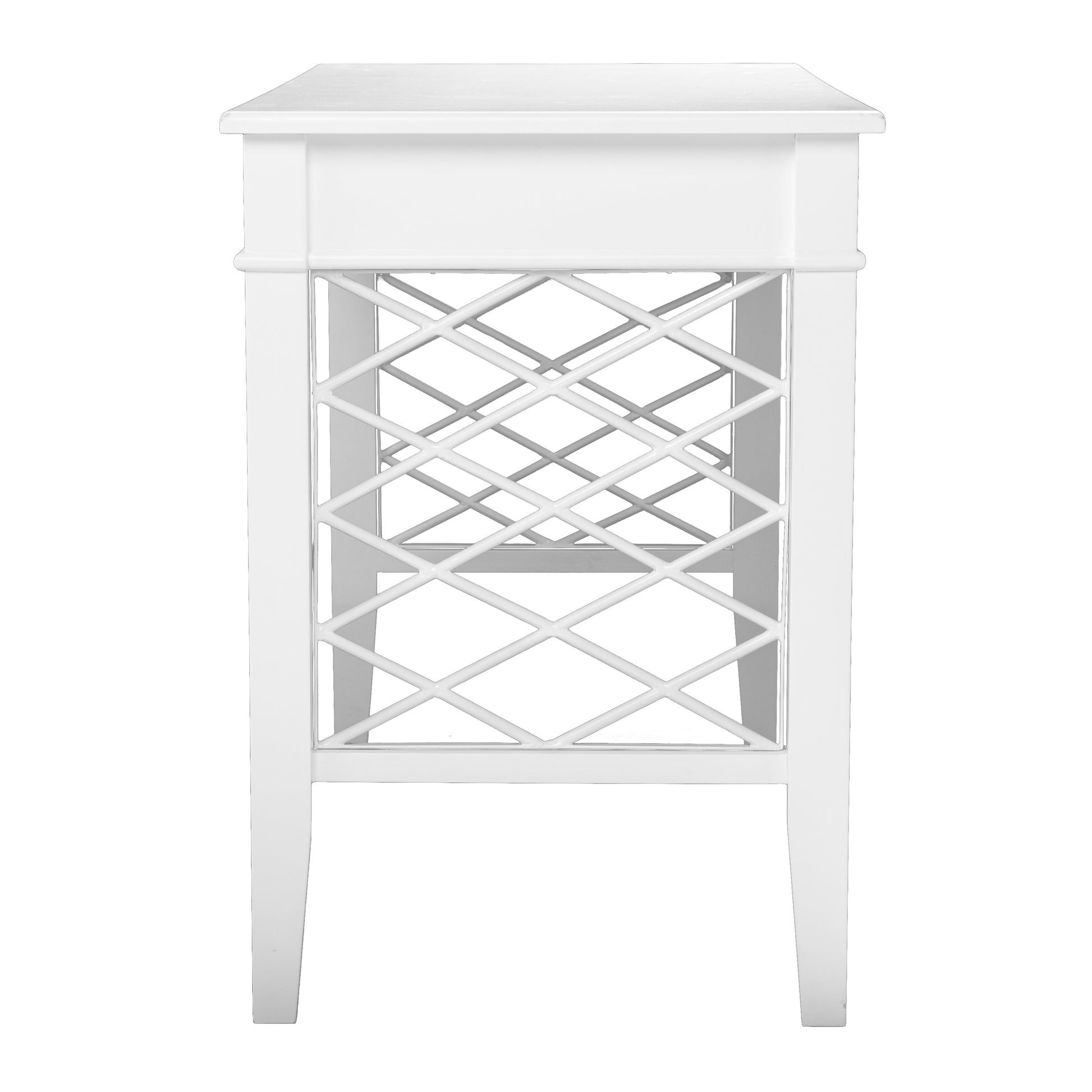 Glenburg Writing Desk White Mdf