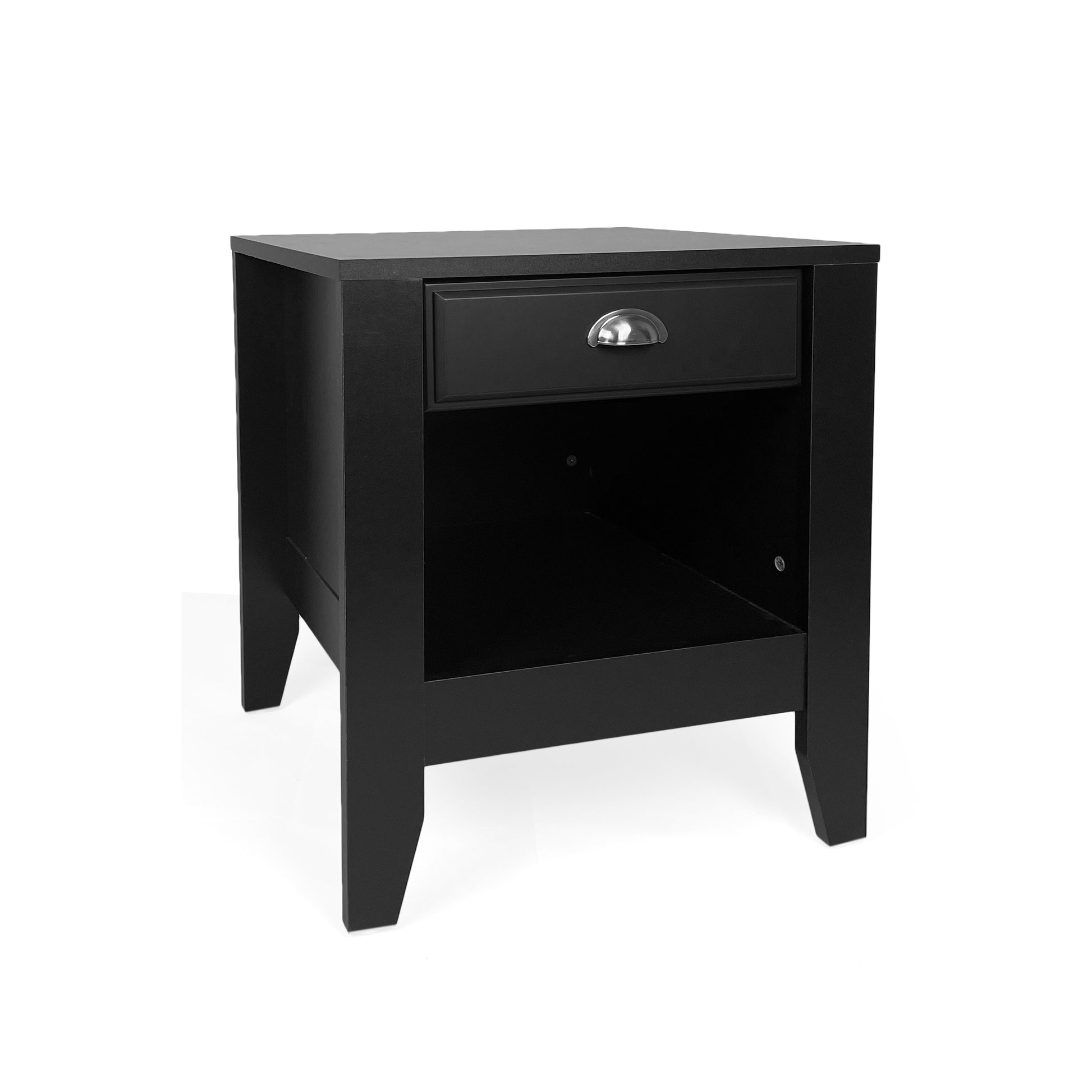 Side Table Black Mdf