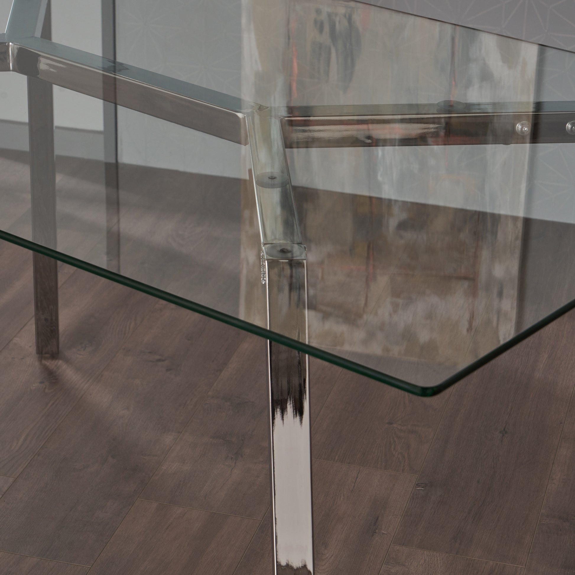 Dining Table Clear Glass