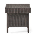 Salem Pe Wicker Snack Table Brown Multi Rattan