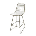 Niez Counter Stool Beige Iron