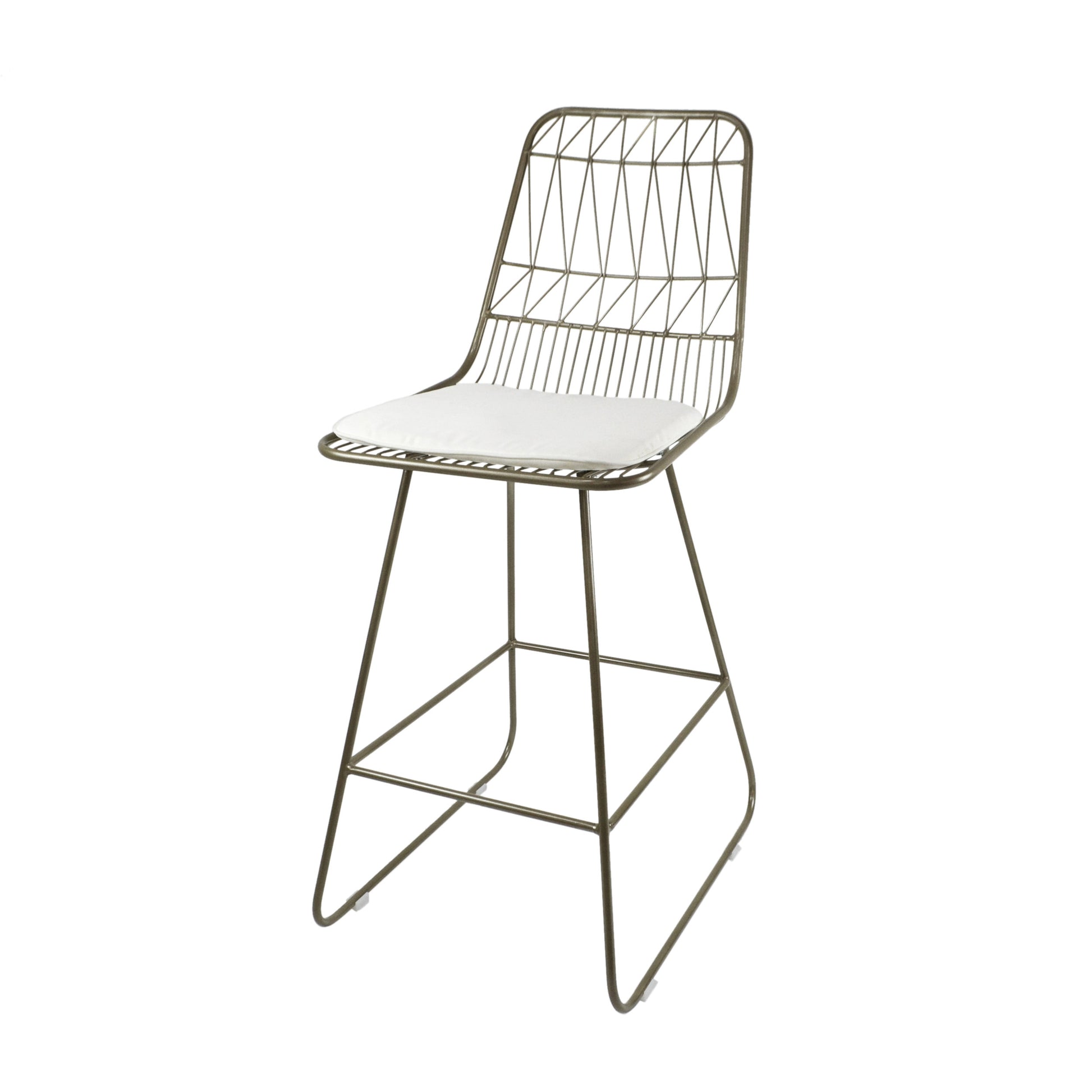 Niez Counter Stool Beige Iron