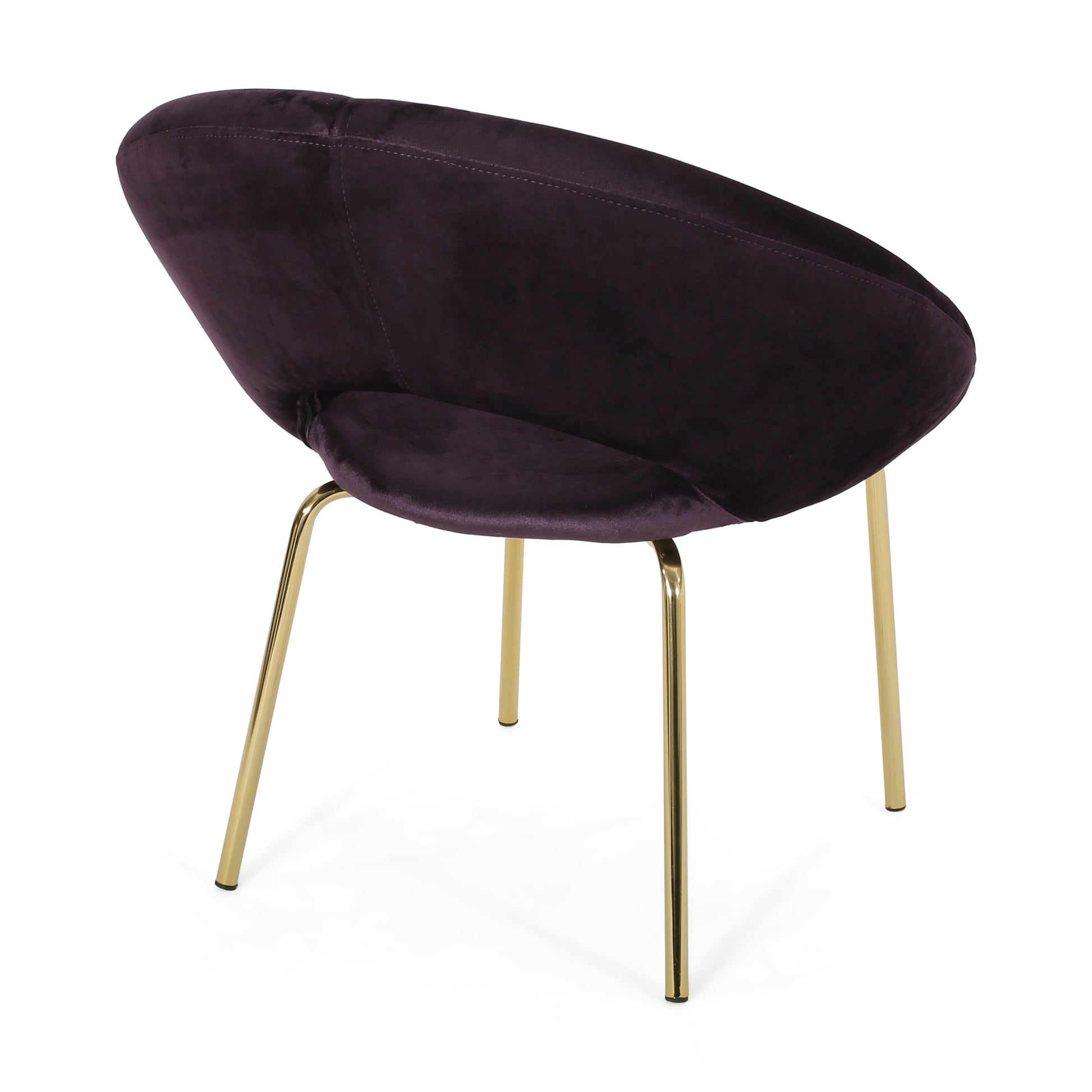 Leisure Chair Black Berry Velvet