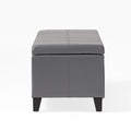 Glouster Storage Ottoman V2 Grey Pu