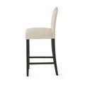 Markson Kd Barstool Mp2 Set Of 2 Ivory Fabric