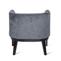Accent Chair Charcoal Fabric