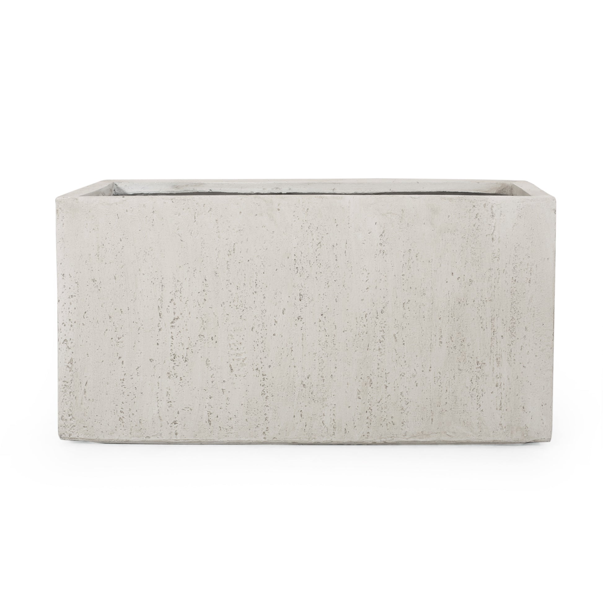 Outdoor Large Square Mgo Planter White Magnesium Oxide