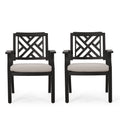 Outdoor Dining Chairs, Light Beige Antique Matte