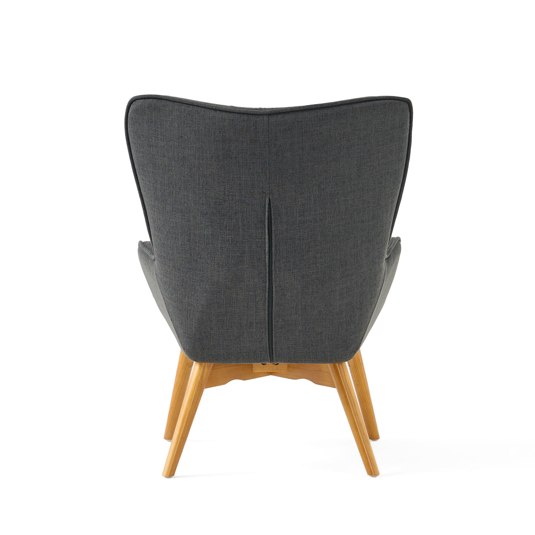 Contour Chair Set Dark Grey Fabric