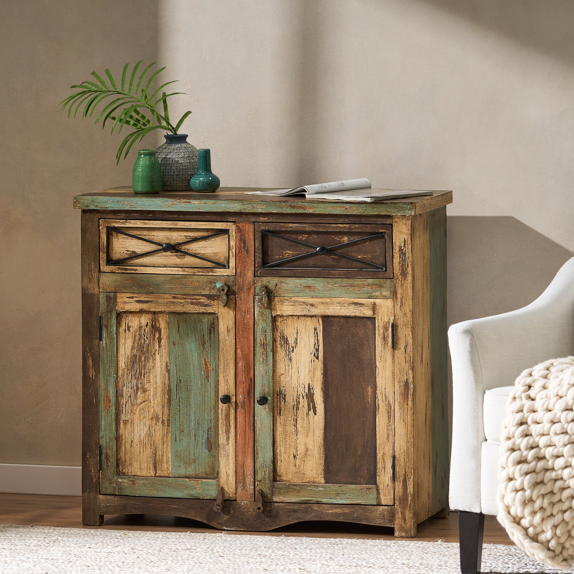 Sideboard - Multicolor Wood